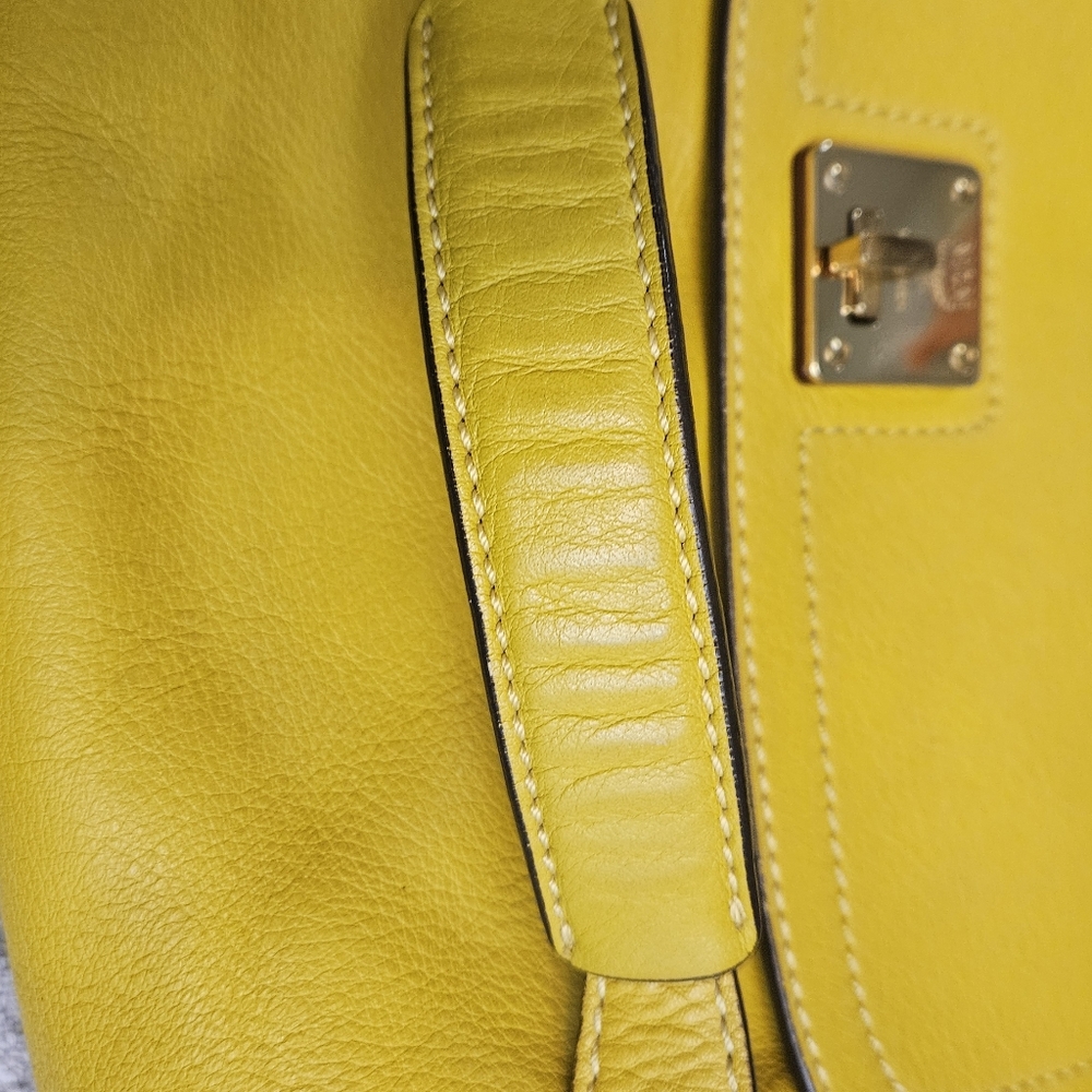 MCM 2 Way Leather Satchel - Picture 8 of 13